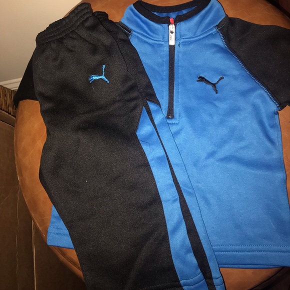 baby blue puma tracksuit